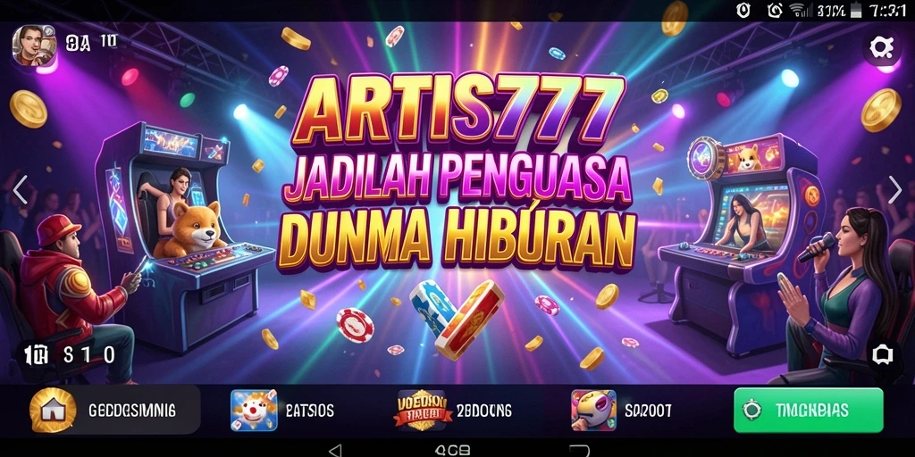 Tampilan menarik dari gameplay ARTIS777 yang menampilkan keseruan mengelola artis.