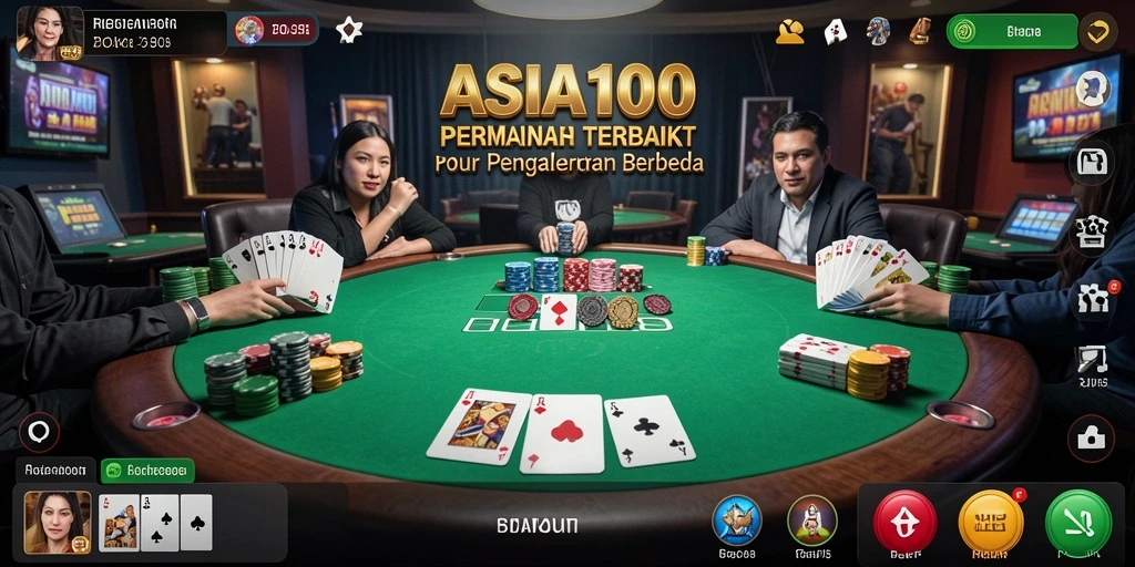 Menampilkan gameplay seru dan interaksi di ASIA100.
