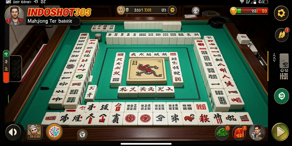 Screenshot gameplay INDOSLOT303 menampilkan tantangan Mahjong yang menarik.