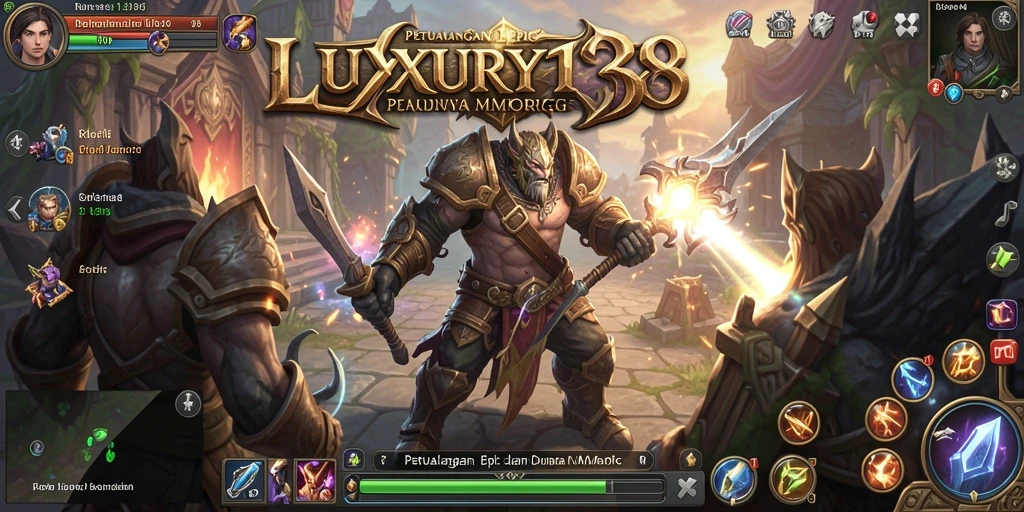 Tampilan gameplay seru di dunia LUXURY138 yang luas.