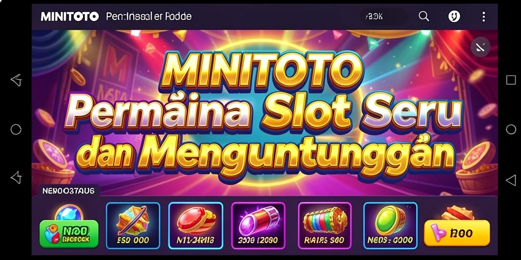 Tampilan gameplay MINITOTO yang menarik dan penuh aksi.
