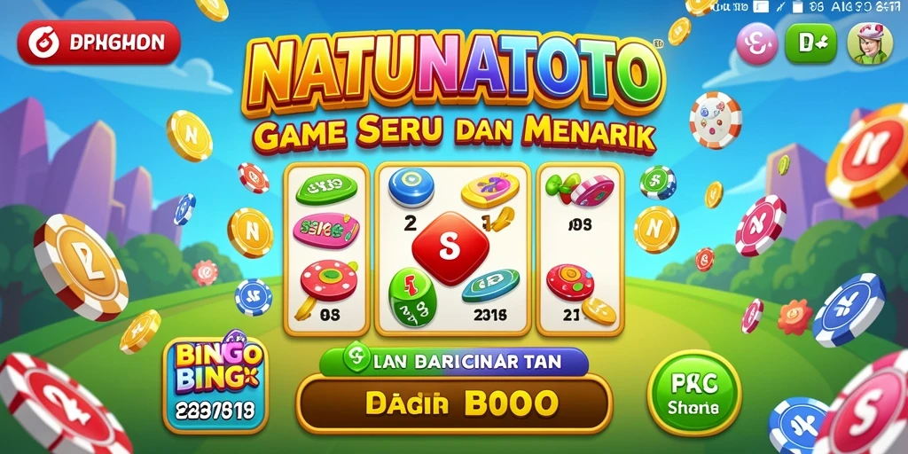 Screenshot gameplay NATUNATOTO yang menampilkan keseruan Bingo.