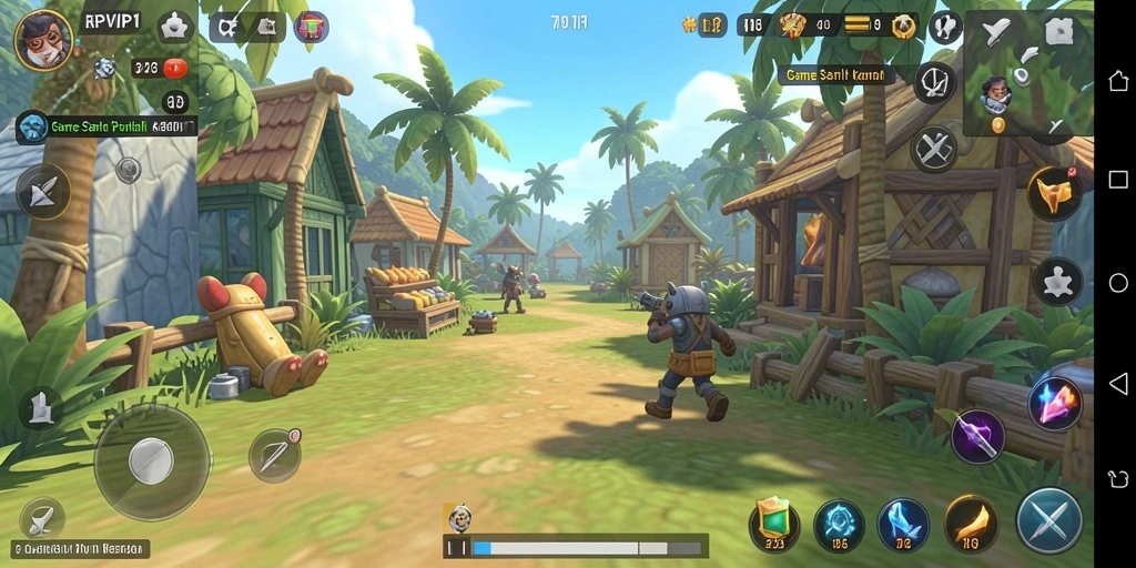 Tampilan gameplay RPVIP1 yang seru dan penuh warna.