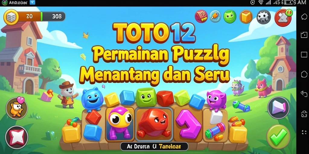 TOTO12 menampilkan gameplay Puzzle yang menantang dan seru.