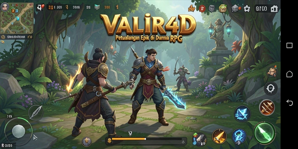 Tampilan menarik dari gameplay VALIR4D yang memukau dan seru.