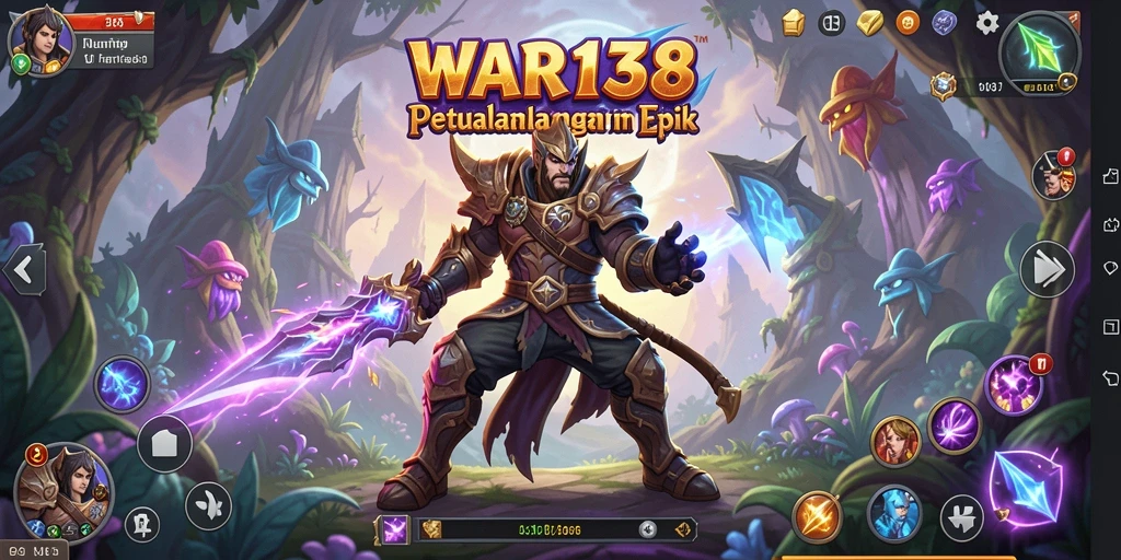 Tangkapan layar menunjukkan aksi seru dalam permainan RPG WAR138.