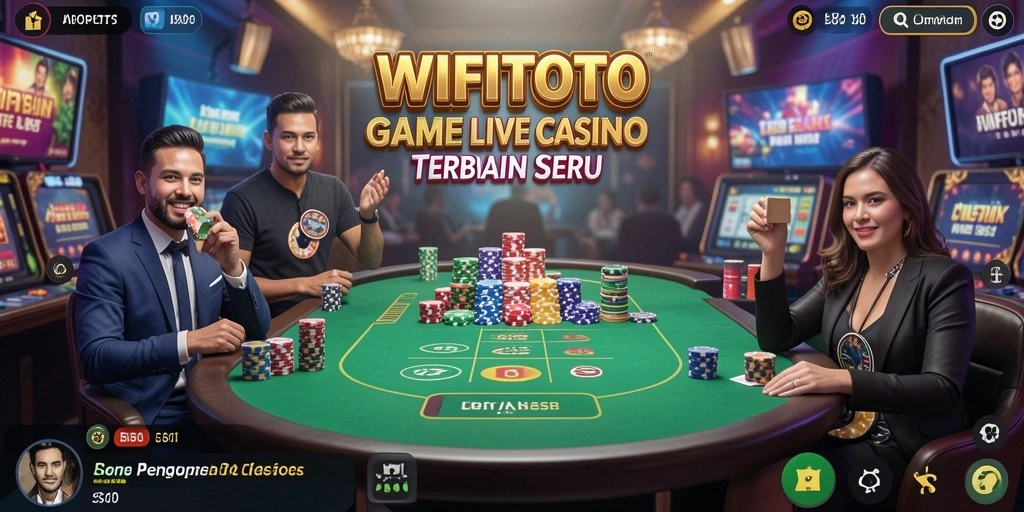 Gameplay Live Casino yang seru dan menyenangkan di WIFITOTO.