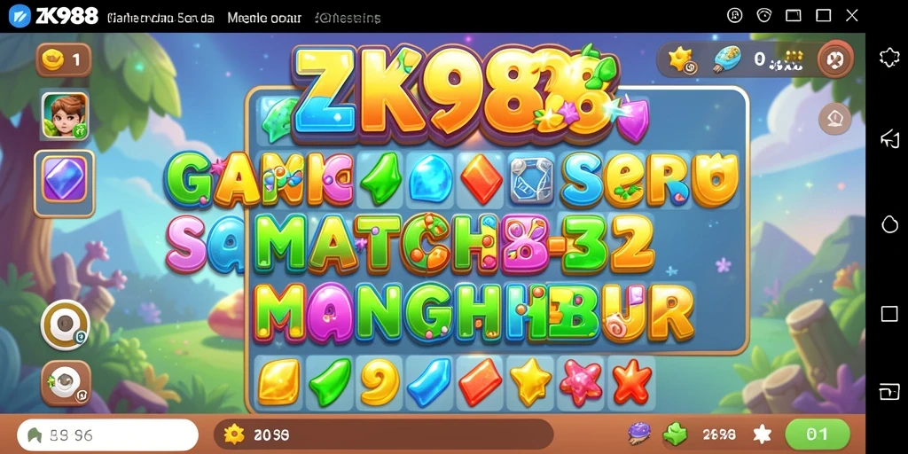 Tangkapan layar gameplay ZK988 yang menarik dan penuh warna.